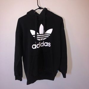 Women’s Adidas Black Trefoil Hoodie